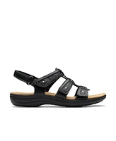 Clarks Women's Collection Laurieann Ivy Rip Tape Sandals