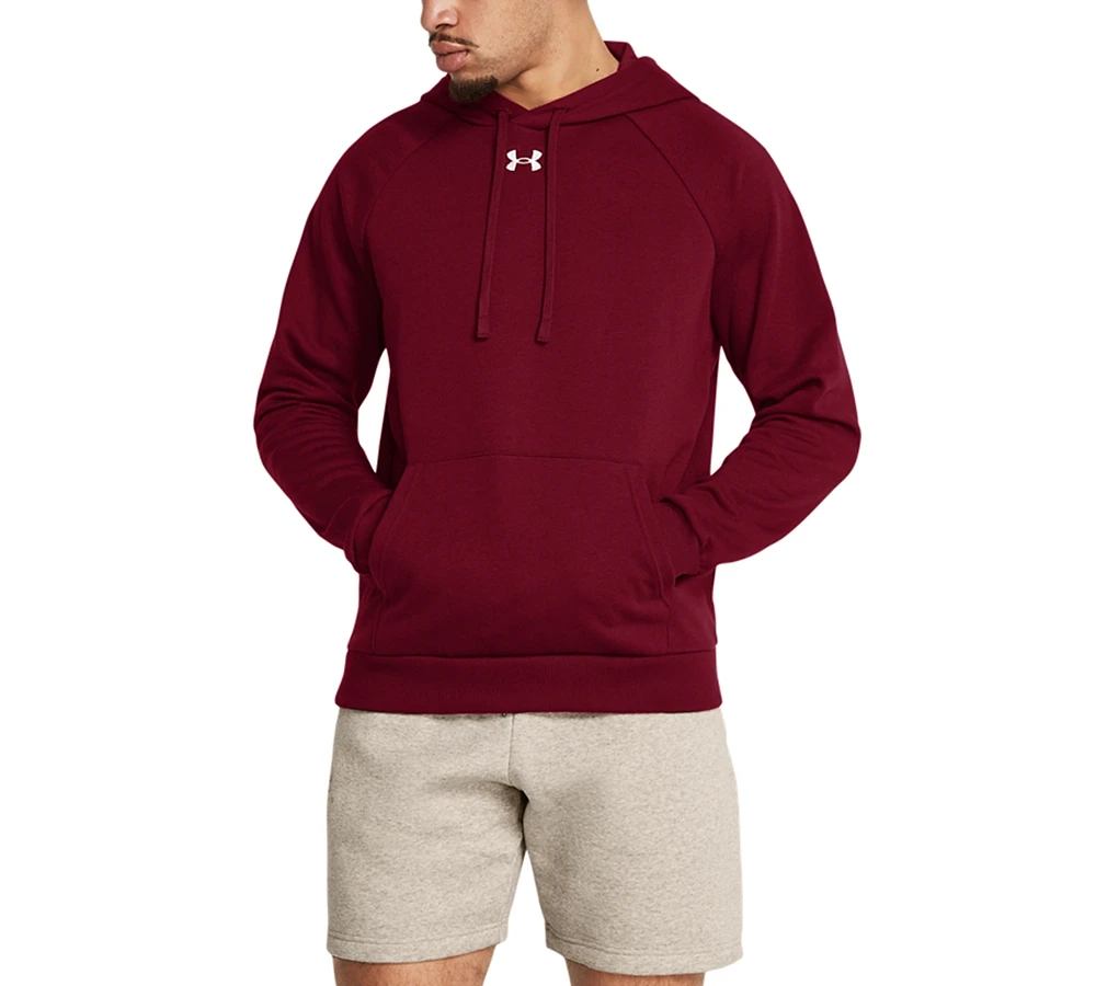 Under Armour Men's Rival Logo Embroidered Fleece Hoodie