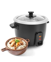 Elite Cuisine 6-cup Rice Cooker with Stainless Steel Inner Pot