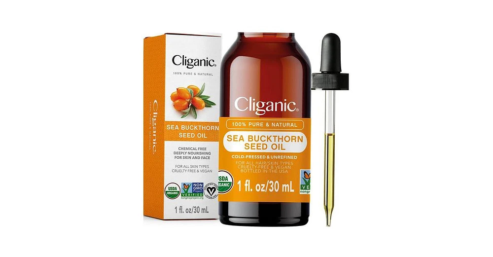 Cliganic Organic Sea Buckthorn Oil, 1oz