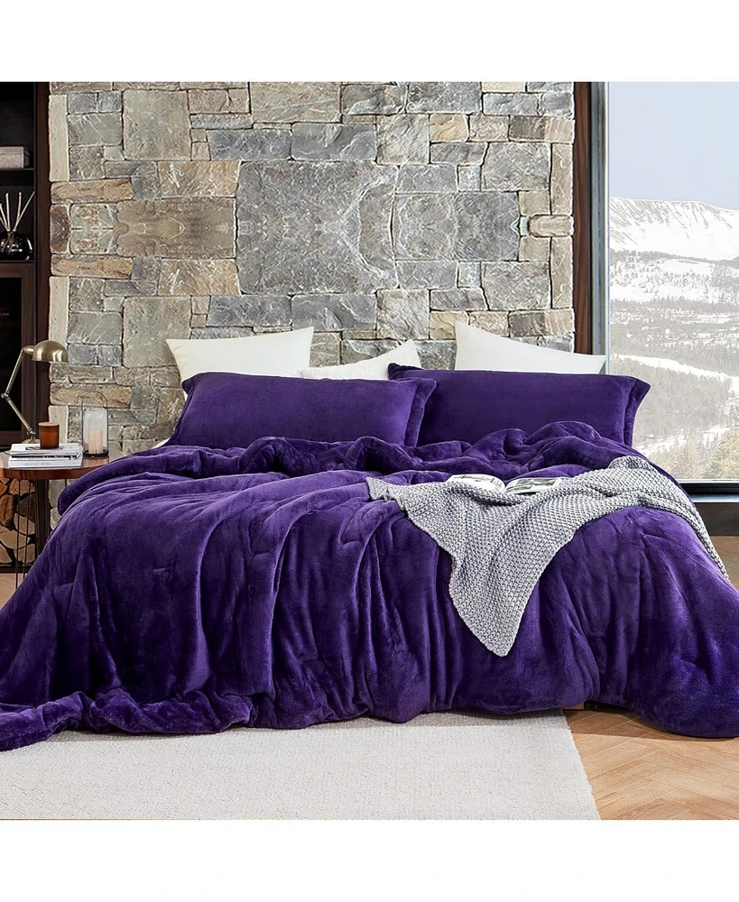 Coma Inducer Oversized Twin Comforter Set - Me Sooo Comfy - Purple Reign