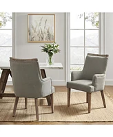 Egmont Farmhouse Dining Chair with Solid Wood Legs