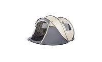 Slickblue 4-Person Pop Up Camping Tent, Easy Setup for Hiking, Fishing, Beach & Outdoor Adventures