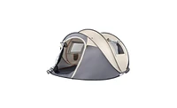 Slickblue 4-Person Pop Up Camping Tent, Easy Setup for Hiking, Fishing, Beach & Outdoor Adventures