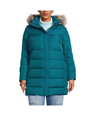 Lands' End Plus Max 600 Down Puffer Coat