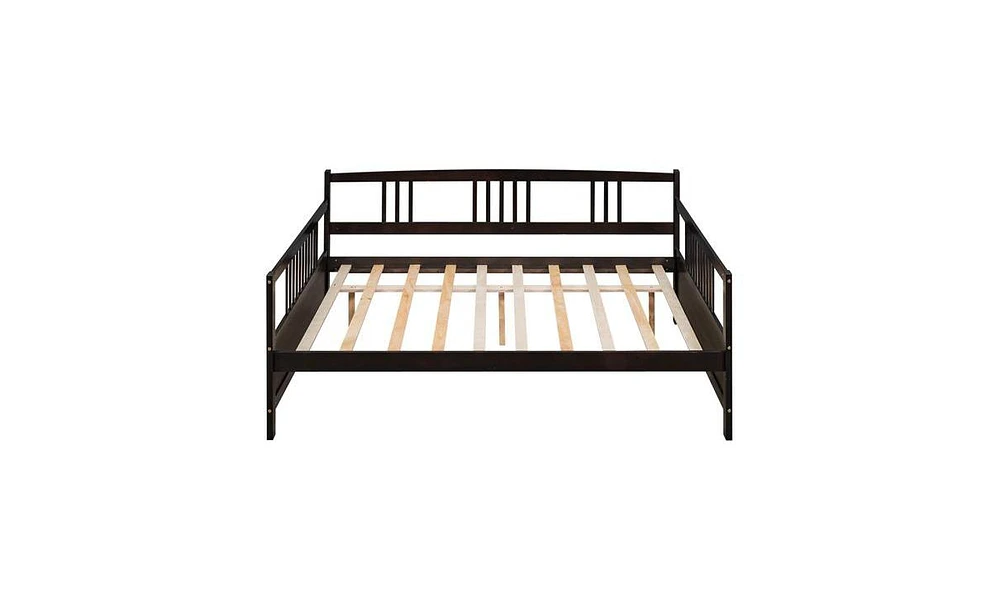 Slickblue Full Daybed with Support Legs, Versatile Bed Frame for Living Room & Guest