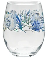 Fiesta Coastal Shores Stemless Wine Glass, Set of 4