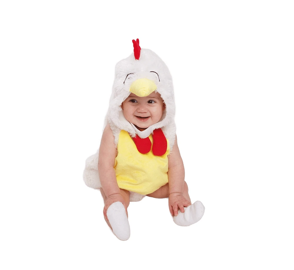 Dress Up America Rooster Onesie & Hood Costume Set