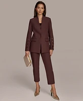 Donna Karan New York Women's Button-Sleeve Blazer