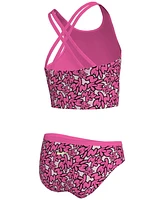 Nike Big Girls Spider-Back Midkini Swimsuit, 2 Piece Set