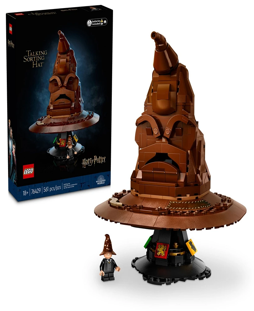 Lego Harry Potter Talking Sorting Hat 76429 Toy Building Set, 561 Pieces