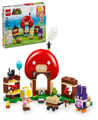 Lego Super Mario Nabbit at Toad's Shop Expansion Toy Set 71429, 230 Pieces