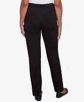 Alfred Dunner Petite Average Length Ponte Pants