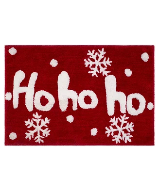 Avanti Ho Ho Ho Polyester Bath Rug, 30" x 20"