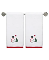 Avanti Winter Snowman Cotton Hand Towel, 28" x 16"