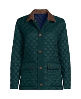 Lands' End Plus Size Reversible Barn Quilted Jacket