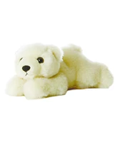 Aurora Small Lil' Slushy Mini Flopsie Adorable Plush Toy White 8"