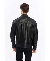 Furniq Uk Men's Genuine Leather Jacket