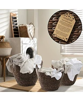 Casafield Set of 3 Boat Baskets with Handles