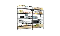 Slickblue 58''W Adjustable Storage Shelves - Heavy Duty Nsf Wire Shelving Unit