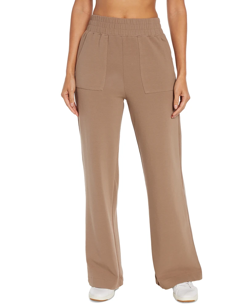 Three Dots Women's Sonia Solid-Color Pull-On Pants