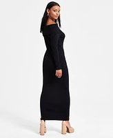 Bar Iii Women's Off-The-Shoulder Sweater Dress, Exclusively at Macy's