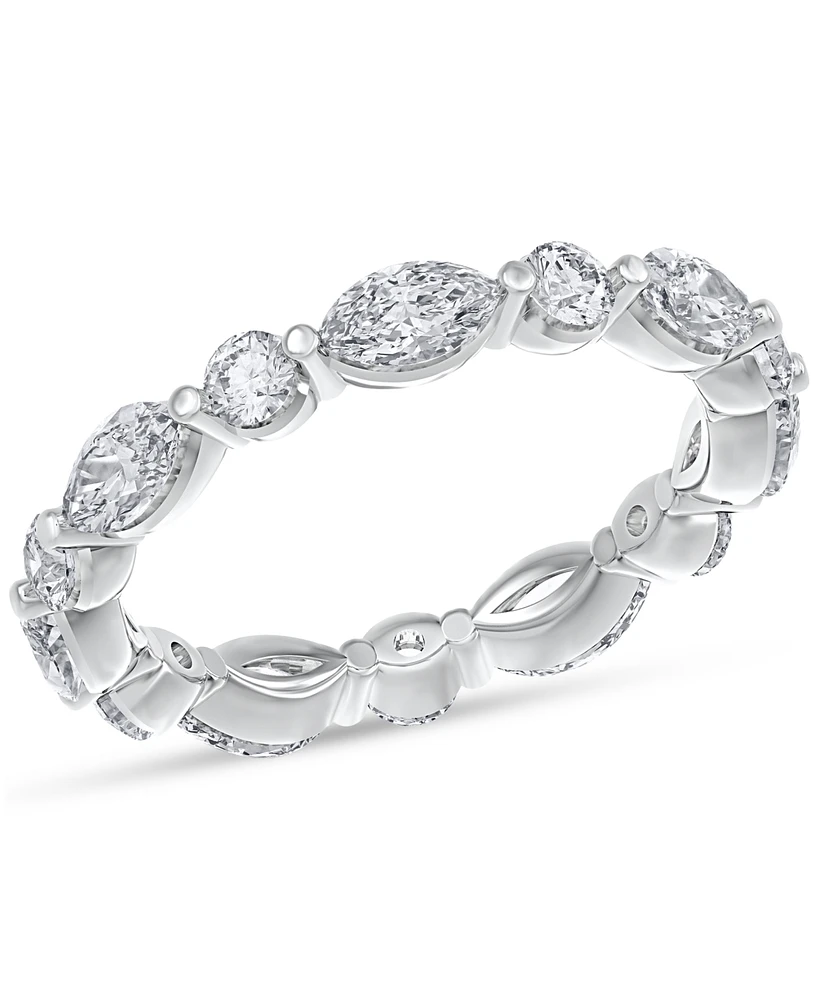 Diamond Eternity Ring (2 ct. t.w.) Platinum, 14k White Gold, or Rose Gold