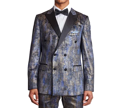 Paisley & Gray Men's Slim-Fit Double-Breasted Tuxedo Jacket