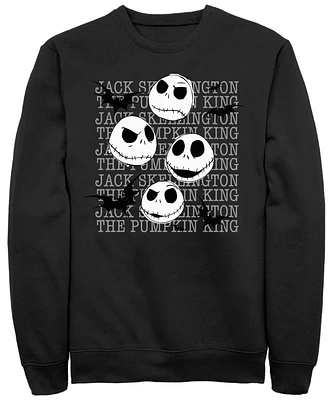 Fifth Sun Men's Jack Heads Splatter Crew Fleece Pullover