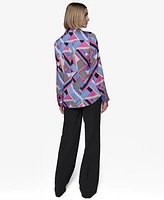 Karl Lagerfeld Paris Women's Printed Shirt