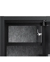 Streamdale Furniture 3-5 Gun Safes For Home Rifles And Pistols With Inner Cabinet And Adjustable Shelf