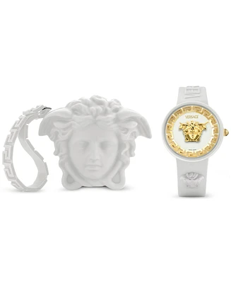 Versace Women's Swiss V-Pop White Silicone Strap Watch 39mm