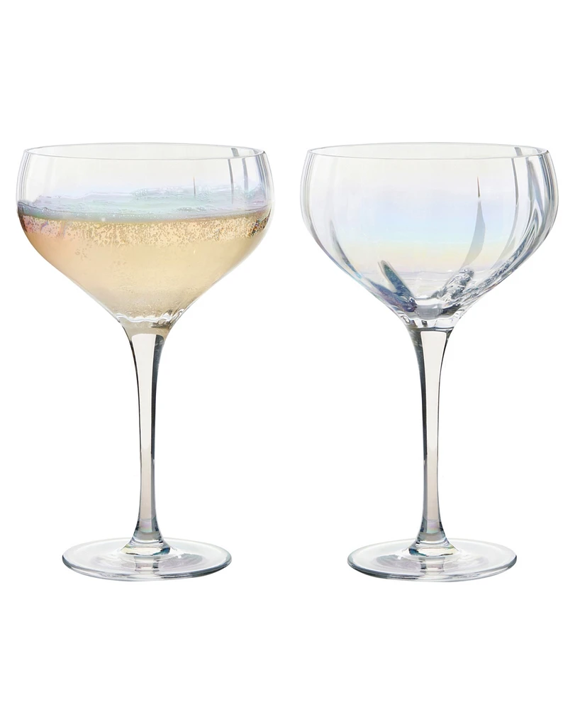 Anton Studio Designs Palazzo Champagne Coupes, Set of 2