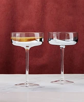 Anton Studio Designs Wave Champagne Coupes, Set of 2