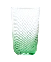 Anton Studio Designs Swirl Highball Tumblers, Set of 4