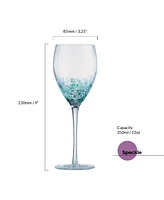 Anton Studio Designs Speckle Wine Glasses, Set of 4