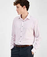 Alfani Men's Yvan Round-Print Dress Shirt, Exclusively at Macy's