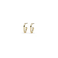 UNOde50 Metal Clad Hoop Earrings