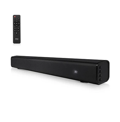 Pyle Wave Base Wireless Bluetooth Streaming Tabletop Soundbar, Digital Speaker System with Remote Control and Hdmi (Arc)