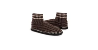 Muk Luks Men's Cuff Bootie Slipper