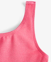 Epic Threads Big Girls Glitter One-Piece Swimsuit, Exclusively at Macy's