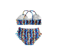 Miga Swimwear Baby and Toddler Girls' Bikini Set with Ruffles