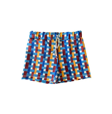 Miga Swimwear Baby and Toddler Boys' Geometric Boardshort