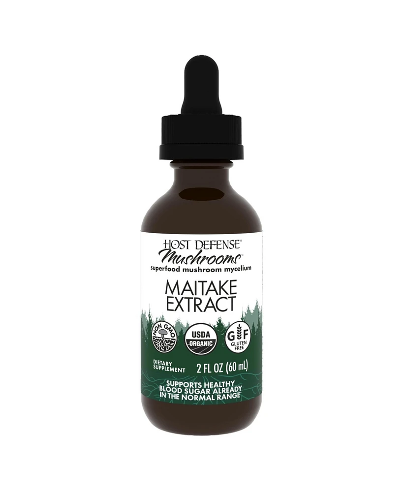 Host Defense Maitake Extract - Immune & Cellular Health Support Supplement - Dietary Herbal Supplement with Maitake Mushroom & Mushroom Mycelium