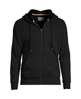 Lands' End Big & Tall Serious Sweats Full Zip High Pile Fleece Hoodie