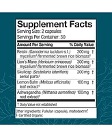 Host Defense MycoBotanicals Stress Decompress Capsules - Mushroom Supplement with Lemon Balm & Ashwagandha Root