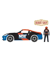 Greenlight Collectibles 1/64 2020 Nissan 370z with Race Car Driver, Nos Deco, Hobby Shop