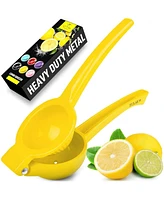 Zulay Kitchen Premium Quality Metal Lemon Squeezer, Citrus Juicer, Manual Press