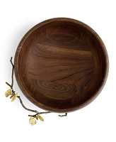 Michael Aram Butterfkly Ginkgo Wood Bowl