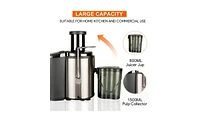 Slickblue Home Use Multi-Function Electric Juicer with Us Plug in Black for Fresh Juice Preparation